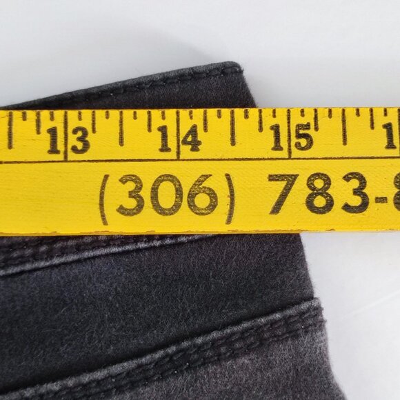 Buffalo David Bitton Faye jeans women's size 29 black mid-rise stretch skinny - Picture 9 of 13